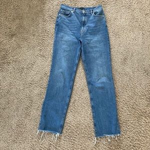ASOS Tall fit and flare jeans, SUPER flattering on!!
